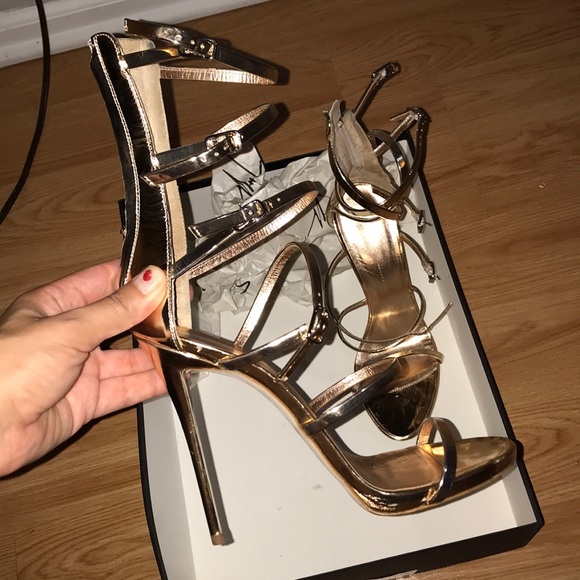 Giuseppe zanotti shooting Ramino sandals gold - Picture 3 of 8